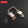 Pestillo de Puerta Antirrobo de Acero Inoxidable Hebilla de Puerta de 90 Grados Cerradura de Puerta Corredera Perno de Puerta Multiaángulo Cerradura de Seguridad Universal para Uso Izquierdo y Derecho
