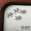 Decorações de Laço com Zircônia para Nail Art, Não Desbota, Unhas Wearable de Luxo Leve, DIY para Capinha de Celular, Laço com Zircônia que Preserva a Cor