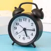 Reloj despertador para dormitorio, Reloj despertador para estudiante, Gadget para despertarse, Sonido fuerte, Reloj con forma de herradura, Reloj despertador de plástico vintage, Reloj electrónico
