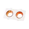Foco empotrable GU10 transfronterizo con recorte de 80 mm, sin luz principal, adecuado para dormitorio, pasillo, tienda, sala de exposiciones, foco minimalista estilo americano