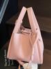 2025 Bolso de Mano de Estilo Coreano de Venta Caliente Estilo Simple Patrón Lichi Pequeño Casual Combinable Elegante Bolso de Hombro Cruzado