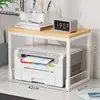 Gabinete de Almacenamiento para Impresora de Oficina, Organizador Lateral de Escritorio, Carrito Móvil, Soporte Elevado para Fotocopiadora, Organizador de Estación de Trabajo