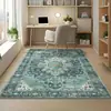 Alfombra lavable simple de cachemir sintético para sala de estudio, felpudo suave estilo vintage, superventas transfronterizo, antideslizante y resistente a la suciedad, decoración del hogar