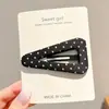 Pinza para el Cabello de Lana con Estampado de Leopardo para Otoño e Invierno para Mujer, Elegante Pinza para Flequillo Lateral, Pinza BB de Gama Alta para Pelos Sueltos, Pasador de Moda Estilo Retro