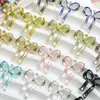 Pingente de Laço Fofo e Simples em Liga Metálica com Gotejamento de Óleo Material para Acessórios de Joias Colar Pulseira Feito à Mão