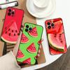 Nueva y deliciosa funda roja de suelo de sandía para teléfono móvil para iPhone15 comercio exterior