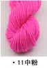 Fio Acrílico Tricotado à Mão Fio Grosso Boneca Bebê Cachecol Fio Acrílico Misturado Tricotado Crochê Fio para Sapato Atacado