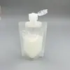 Bolsas Refiláveis para Loção de Viagem 50ml 100ml Bolsas Cosméticas Refiláveis com Bico Bolsas com Bico Flip-Top para Óleos Essenciais Bolsas Refiláveis