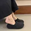 Primer Encuentro Ji Zapatos Birkenstock de Suela Gruesa de Felpa Zapatos Peludos Cálidos Zapatos de Algodón para Mujer 2026 Otoño/Invierno Nuevos Versátiles Birkenstock