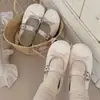Zapatos Mary Jane florales para mujer, nueva colección primavera/otoño 2026, suela blanda, estilo retro, perfectos con vestidos, planos, versátiles bailarinas
