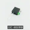 Portalamparas LED de doble orificio de 3 mm con cuenta de lámpara de pie doblado a 90 grados portafijación para PCB cuenta de lámpara LED indicadora f3 con portalamparas de 2 orificios