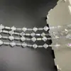 Nova cortina de grânulo de cristal acrílico conectada cadeia de grânulos de casamento guia de estrada layout de palco decoração da árvore de Natal adereços octogonais