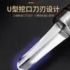 Huesera de Longan, Cuchillo para Abrir Camarones por la Espalda, Extractor de Estómago de Camarón, Pelador de Camarones, Removedor de Línea de Camarón de Acero Inoxidable, Herramienta para Pelar y Descascarar