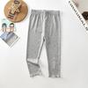 Leggings de verano finos de alta elasticidad para niñas, leggings cortos de verano para niños con orejas de madera, pantalones para niños pequeños y medianos, fábrica de ropa para niños