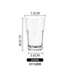 Vaso de Acrílico, Resistente a Roturas, Plástico Espesado, Uso Comercial en Restaurantes y Hoteles, para Jugos, Bebidas, Agua, Whisky, Cerveza, Forma Octagonal