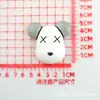 Accesorios de Dibujos Animados Pegatinas para Taza de Agua, Oso Fresa DIY Caja de Almacenamiento Brillante, Caja Grande de Resina, Materiales para Hebillas de Zapatos
