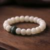 Gato Lindo DIY Carbón Bodhi Garra de Gatito Frijol de Leche Gato Bodhi Jade Blanco Original Dedo Torciendo Suave Wen Pulsera de Juego