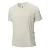 2025 Nueva Camiseta de Seda de Hielo Ice-Sense Verano Exterior Pareja Deportes y Ocio Transpirable Hombres Running Manga Corta Secado Rápido Ropa