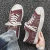 Zapatillas de mezclilla lavada estilo retro americano, zapatos de hombre de nicho desgastados, zapatillas casuales de lona transpirables estilo callejero