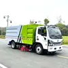 Caminhão de Lavagem e Varrição de 8 Metros Quadrados, Tanque de Água Limpa de 4 Metros Quadrados, Tanque de Esgoto de 4 Metros Quadrados, Umidificação e Redução de Poeira por Aspersão de Estrada, Lavagem e Escovação de Estrada