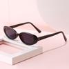 2022gm nuevos anteojos de sol personalizados de montura pequeña anteojos de sol dua pequeño libro rojo montura ovalada Foto callejera gafas lisas