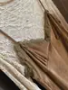 Estilo Deseo Puro Camisola de Terciopelo con Ribete de Encaje Chaleco para Mujer Otoño Temprano Nueva Versión Coreana Ropa Interior en Capas Prenda Base Top de Moda