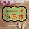 Tapete de Chão de Banheiro de Lama Diatomácea Estrela Fofa Desenho Animado Doméstico Antiderrapante Resistente à Sujeira Remoção de Poeira Almofada de Pé Tapete de Banheiro para Banheiro