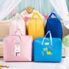 Bolsa de almacenamiento para colcha de jardín de infantes, tela Oxford impermeable, ropa de niños, ropa de cama de algodón, equipaje, bolsa de mano para mudanza