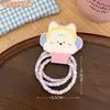 Nuevo juego de scrunchies de colores pastel para niños, para coleta, trenza pequeña y peinados recogidos, bandas elásticas simples y de alta elasticidad