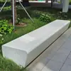 Banco de Concreto GRC para Parque al Aire Libre Plaza Asiento de Fibra de Vidrio Uhpc Tyco Stone Silla con Forma Personalizada