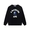 Comercio Exterior Transfronterizo Venta al por Mayor Marca de Moda Pe Tiburón Sudadera de Cuello Redondo Dropshipping Otoño e Invierno Sudadera de Felpa