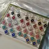 Moda Vintage Brati Aretes de Fritillaria Blanca Natural Hierba de Cuatro Hojas Hebilla de Oreja de Cruz para Mujer Accesorios Estilo Buchia