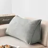 Almofada de Sofá Almofada de Encosto Suporte Lombar Triângulo Capa Macia Tatami Almofada Lombar para Sala de Estar Almofada de Encosto para Bay Window Removível