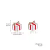 Pendientes de Navidad Europeos y Americanos Set de Pendientes de Navidad Copo de Nieve Campana Pendientes de Navidad Árbol de Navidad Pendientes de Navidad Transfronterizos