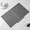 Tapete Drenante de Silicone para Bancada de Cozinha, Pad Impermeável para Mesa, Tapete de Silicone Antiderrapante, Tapete para Balcão de Bar, Fabricante Original Atacado