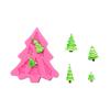 Molde de Silicona Flip Sugar Árbol de Navidad Pino Alce Copo de Nieve Carámbano Molde de Silicona Arcilla Molde para Decoración de Horneado