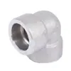 Cotovelo de solda de soquete de 90 graus aço inoxidável conexões para tubos de alta pressão cotovelo reto de solda de soquete cotovelo através de fabricantes de cotovelos de aço carbono