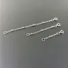 Cadena de Cola Ajustable Cadena de Extensión Accesorios Cadena de Extensión con Borla Joyería Accesorios Pulsera Collar Hebilla de Resorte Cadena de Extensión No