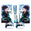 Pegatina de la versión en CD-ROM de PS5slim, pegatina de la versión digital delgada, animación de Neil Ghost Blade esmerilada sin pegamento