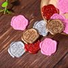 Etiquetas autoadhesivas de sello de cera en stock, pegatinas para sellar sobres de invitaciones de boda, pegatinas vintage de monedas con sello de cera, etiquetas de sello de cera