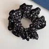 Goma para el pelo floral estilo coreano perezoso para mujer, Goma para el pelo de alta gama, Cuerda para el pelo versátil y elegante, Accesorio para el pelo de goma elástica alta