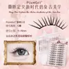 Pestañas Postizas Sin Pegamento Honey Princess, Estilo Coreano, Pestañas Individuales Distintas, Realistas, Suaves, Naturales, Pestañas Postizas Segmentadas de Racimo Único