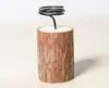 Base para Planta de Aire, Fertilizante Nido de Pájaro Erizo de Mar, Botella Atomizadora de Niebla Fina, Caja de Madera, Pegamento, Madera Natural, Arte en Hierro, Tamaño Grande, Tamaño Pequeño