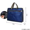 Bolsa de Mão Imprimível 517 Pasta Alargada Bolsa Estéreo para Documentos Bolsa de Mão Bolsa de Informações Bolsa para Conferência com Forro