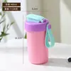 Lancheira Compartimentada Estilo Nórdico Pp Leve Bento Box Caixa de Frutas Selada Lancheira de Aço Inoxidável 304 com Talheres