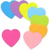 Ventas Directas de Fábrica Transfronterizas Notas Adhesivas Creativas Estilo Ins con Forma de Corazón Fluorescente en Stock Notas Adhesivas de Mensajes Que Se Pueden Despegar y Volver a Pegar Múltiples Veces