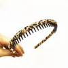 Faixa de Cabelo Floral Antiderrapante Transfronteiriça com Dentes para Mulheres, Grampo de Cabelo, Tiara, Acessório de Cabelo para Lavar o Rosto, Versátil e Estilosa