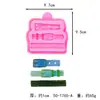Molde de Silicona para Hacer Modelo de Brújula de Engranajes de Viento Mecánicos Retro de Tubería de Hierro Decoración de Pasteles de Fondant