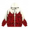 Sudadera Transfronteriza de Comercio Exterior Streetwear Sudadera con Capucha de Calavera Retro Sudadera con Capucha y Cremallera Sudadera con Capucha Gótica
