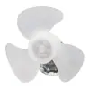 Ventoinha de 4 Polegadas com 3 Pás Ventilador de Resfriamento Motor Ventilador Soprador Elétrico Rotor Plástico Brinquedo Motor Lâmina de Ventilador